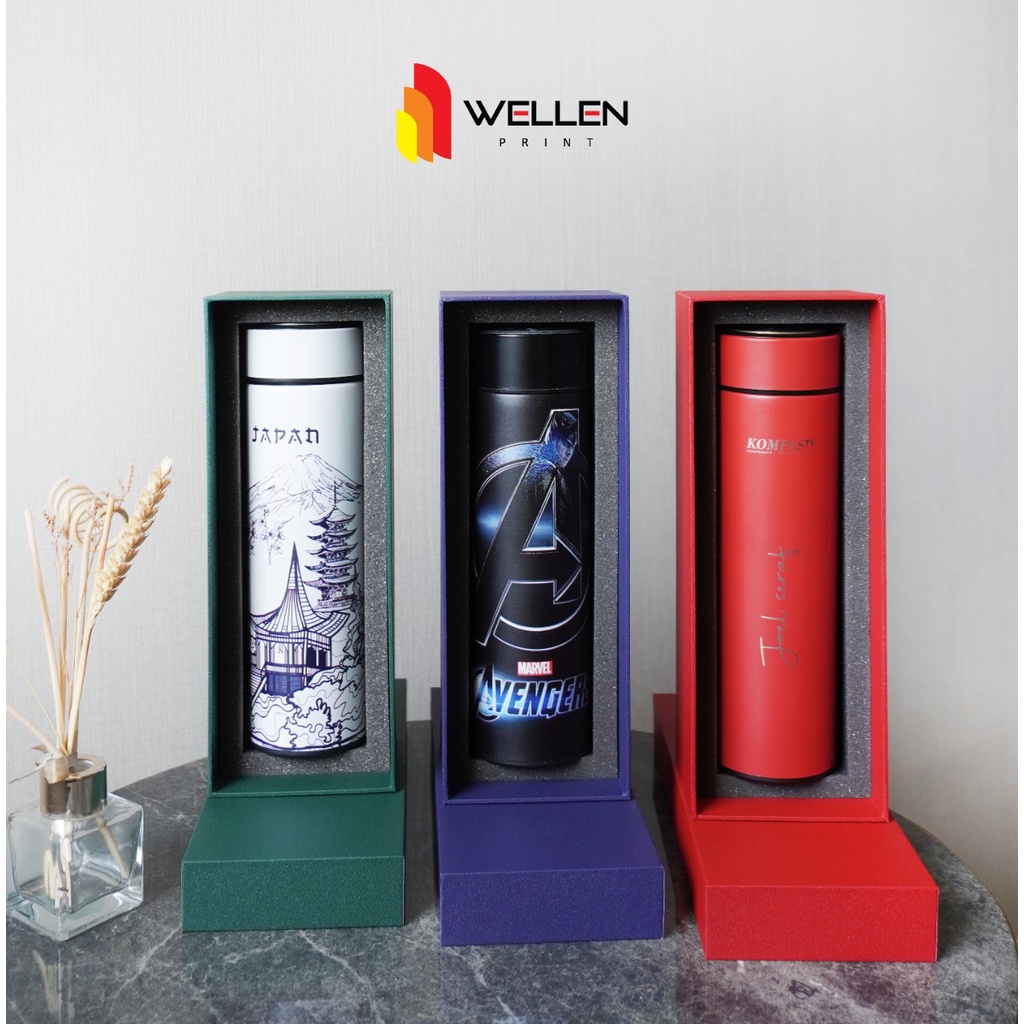 WELLEN PRINT - Hard Box Tumbler Custom Print Packaging Hampers Souvenir Termos Botol