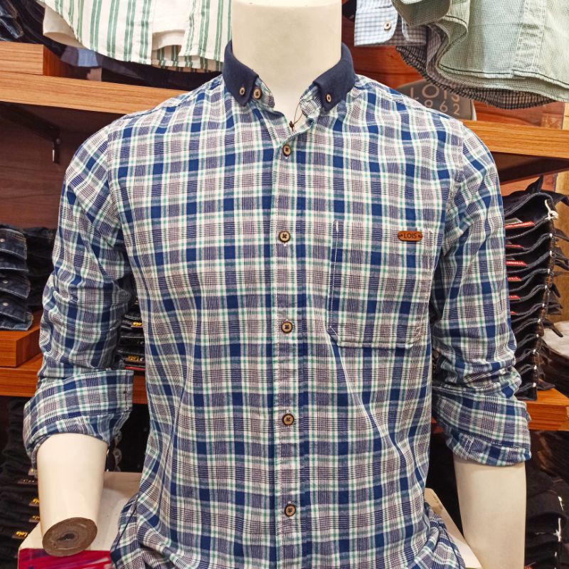 LOIS ORIGINAL kemeja lengan panjang pria