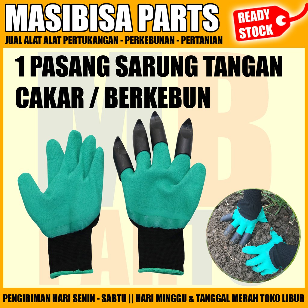 SET SARUNG TANGAN BERKEBUN / GARDENING GLOVES / CAKAR