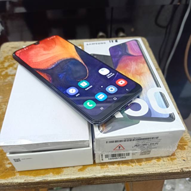 Second Samsung A50 6 128 Fullsett Original Muluss Istimewa Shopee Indonesia