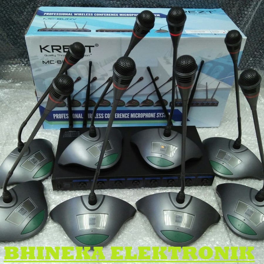 MIC WIRELESS PODIUM KREZT 8UNV / 8 UNV 8MIC MEJA