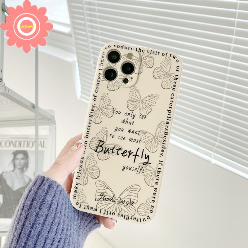 Butterfly Soft Case Motif Kupu-Kupu Untuk Vivo Y31 2021 Y20 Y20s Y12 Y15S Y15A Y21 Y33S Y20s G Y17 Y15 Y51A Y30 Y91C Y91 Y93 Y95 Y12S