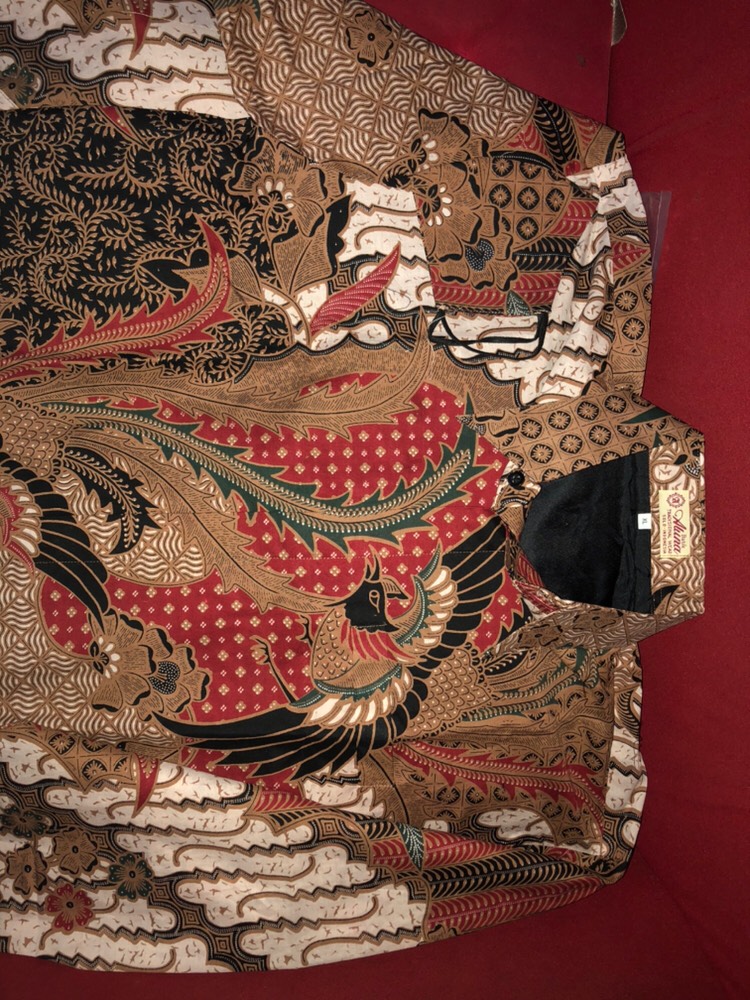 Batik Lengan Panjang Original Aluna Cowok Slimfit Jumbo Solo Modern Terbaru