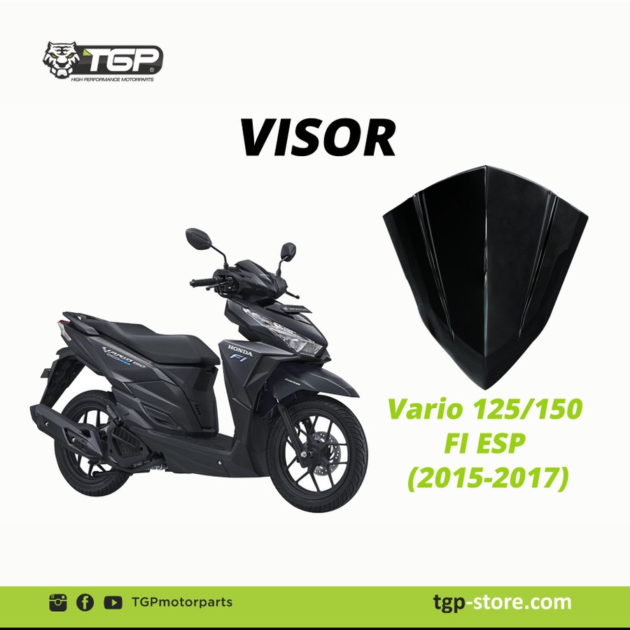 ACCESSORIES VARIO 125 LED VARIASI VISOR VARIO 150 ESP 2015 2017 TGP