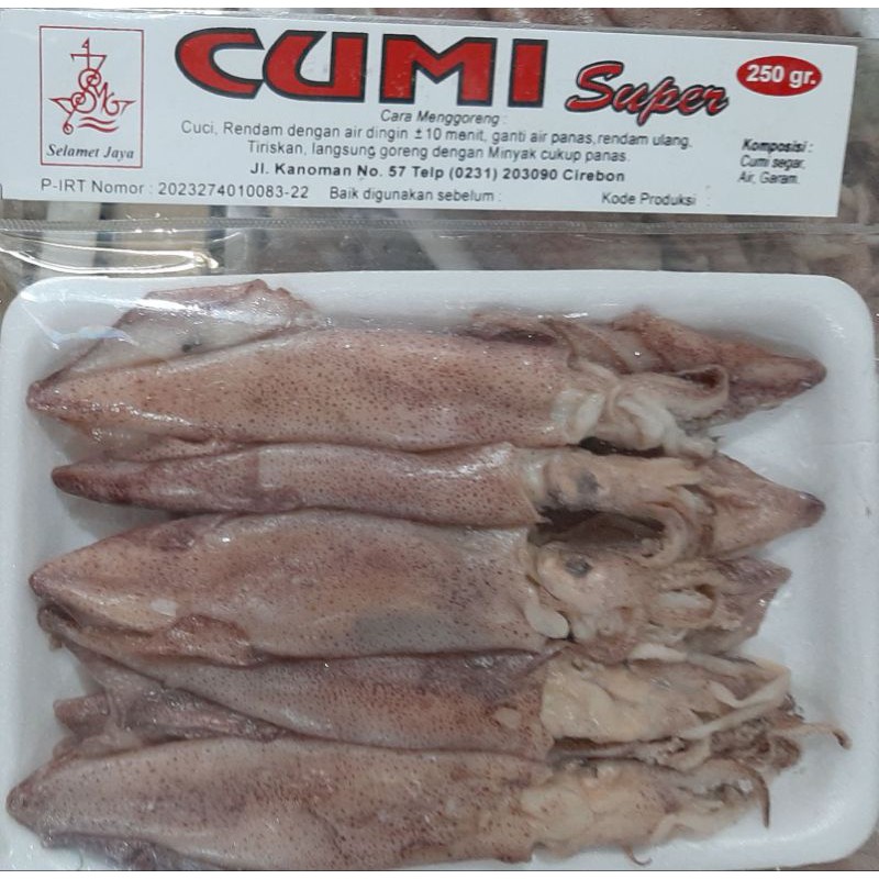 

Cumi kempes super 250gr