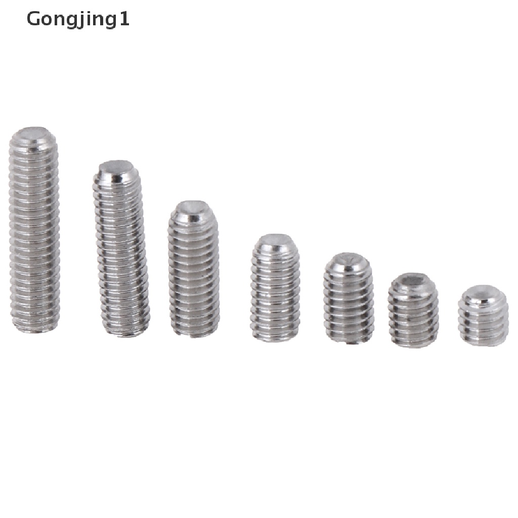 Gongjing1 50Pcs / Set Sekrup Hex M3 M4 2-35mm Bahan Stainless Steel