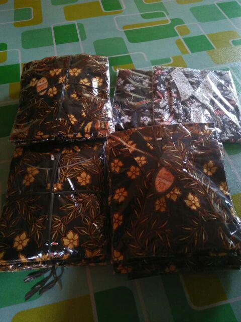 Batik Couple Cendrawasih Sogan Batik Nilda Mas Original