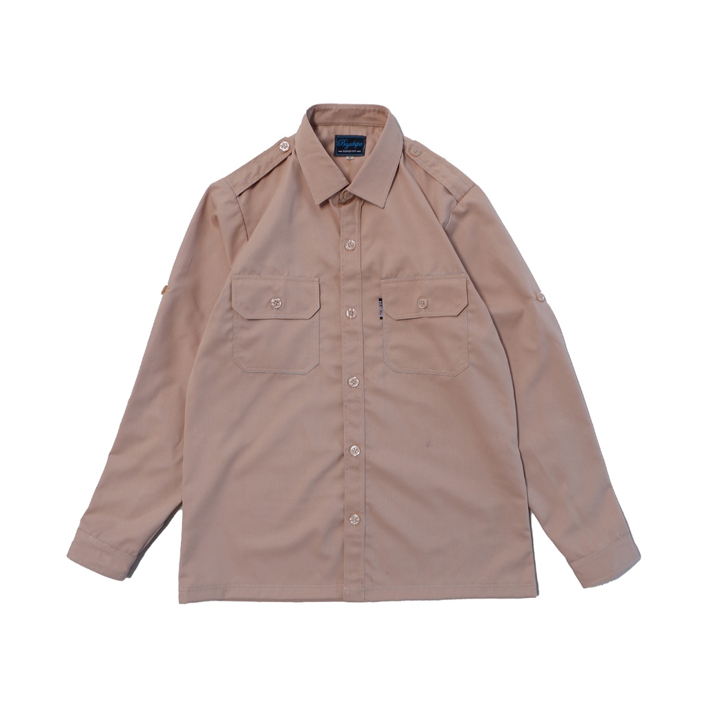 Workshirt PDH kemeja lapangan Cream big size