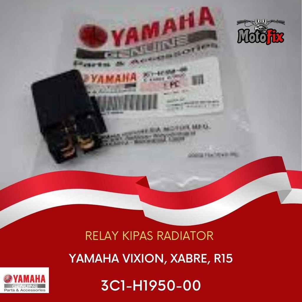 RELAY STATER KIPAS RADIATOR ORIGINAL YAMAHA VIXION, XABRE, R15 / RELAY ASSY (3C11) 3C1-H1950-00