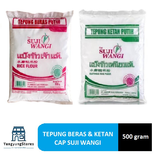 Tepung Beras Ketan Putih Cap Suji Wangi 500 Gram Indonesia