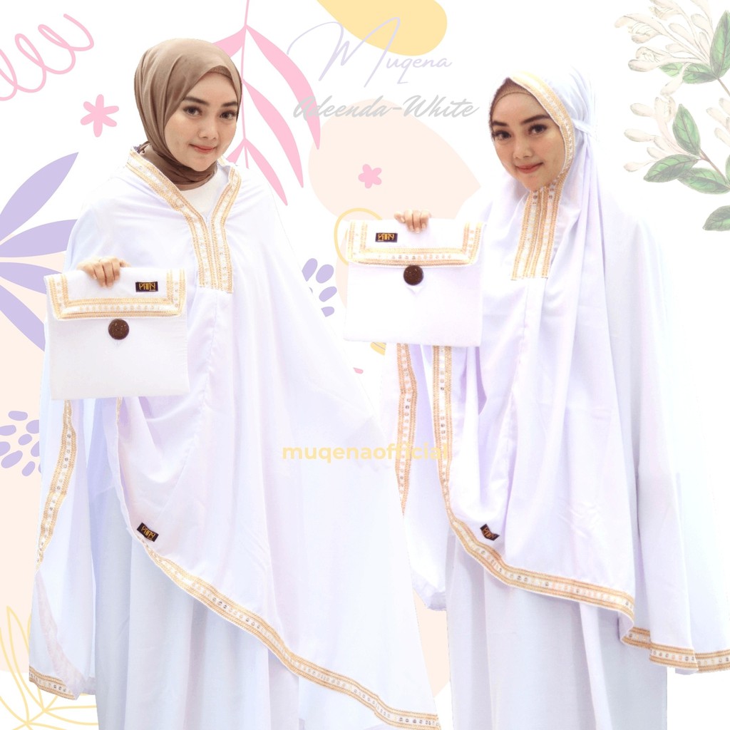 Mukena jumbo dewasa murah katun bahan adem terbaru 2021 mewah