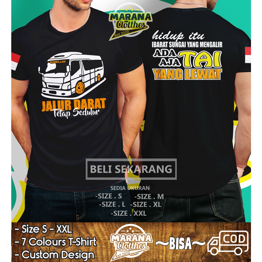 Kaos Baju ELF Travel Sedulur Dengan Kata-Kata Baju Otomotif