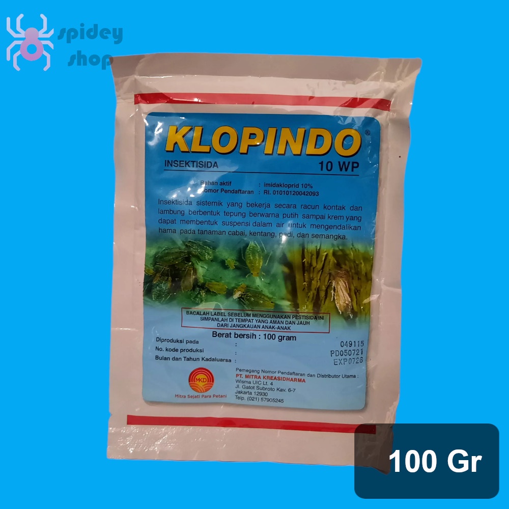 Klopindo 100 Gram Insektisida Imidakloprid
