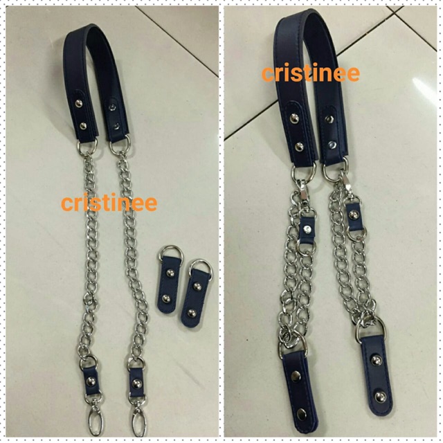 Handle tas rantai bahan kulsin (1pcs)