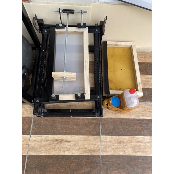 alat sablon cup manual gratis papan screen