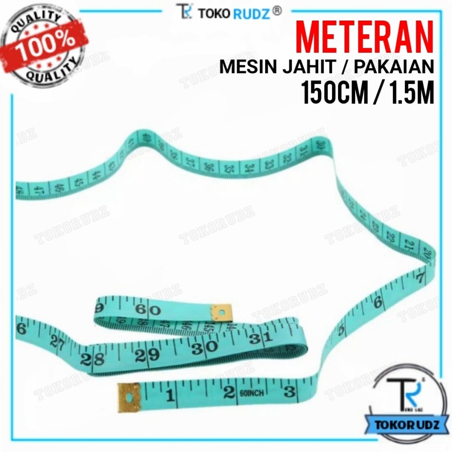 12 Pcs - Meteran Kain Baju Badan 150cm 1.5m 60 inchi Tailor Tape Alat Ukur