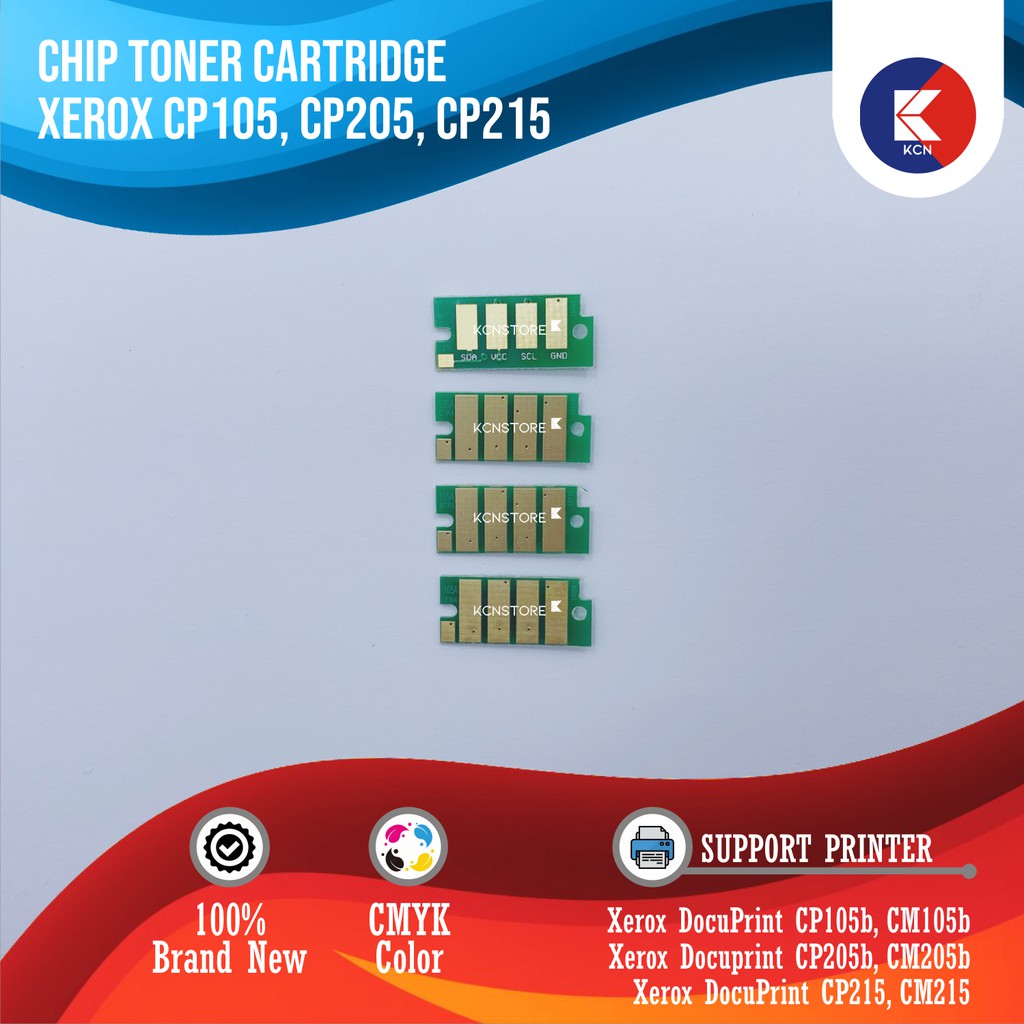 Chip Toner Xerox DocuPrint CP105 CP205 CM205 CP215 CM215
