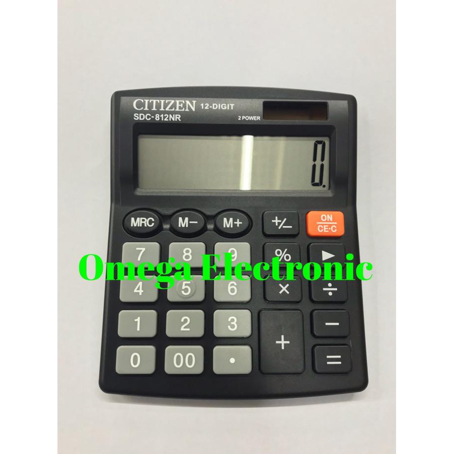 

ORIGINAL CITIZEN CALCULATOR SDC-812BN - KALKULATOR MEJA KANTOR OFFICE - CUCI GUDANG LHOOO