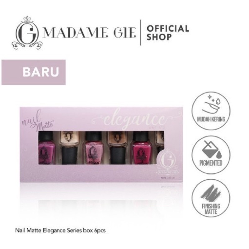 MADAME GIE N-MATTE BASIC SERIES,ELEGANT,MACAROON