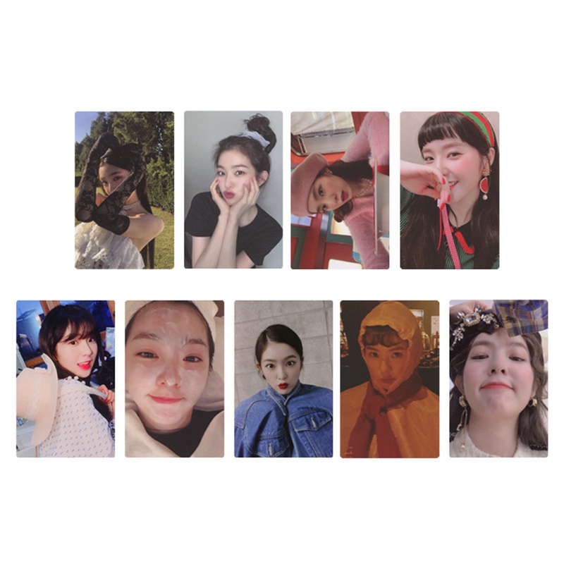 9pcs / Set Kartu Kpop Red Velvet Irene Untuk Koleksi Penggemar