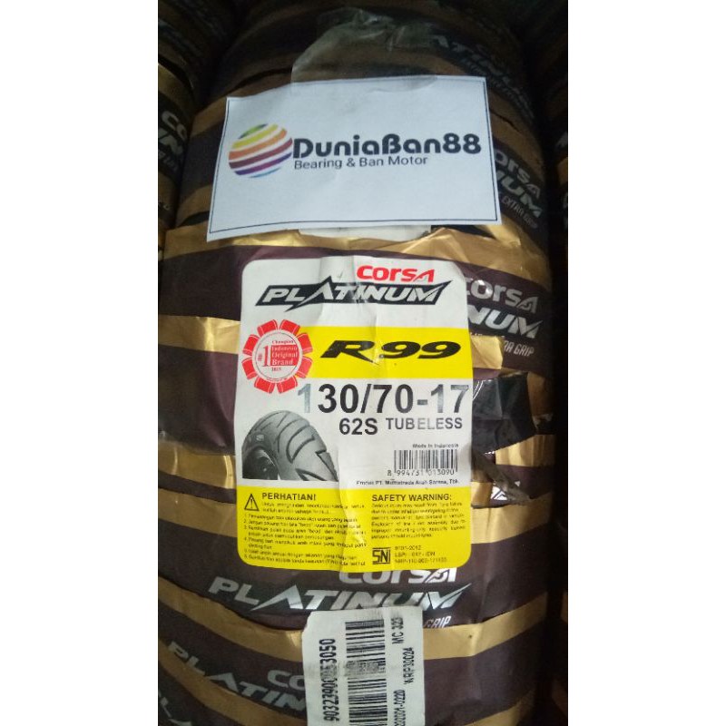 Ban Motor Corsa R99 130 70 Ring 17 Tubeless