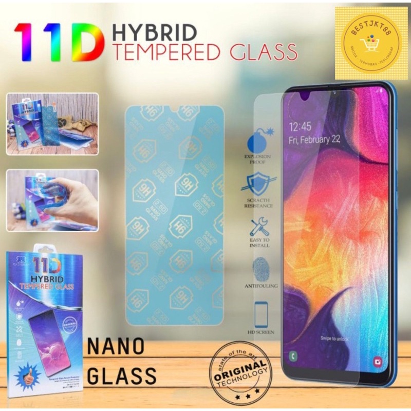Anti Gores Infinix Note / Temepered Glass Infinix / 11D Hybrid Flexible Nano Glass / Infinix Note 12