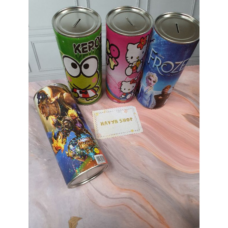 celengan kaleng ukuran JUMBO(XXL) / tempat menabung-2