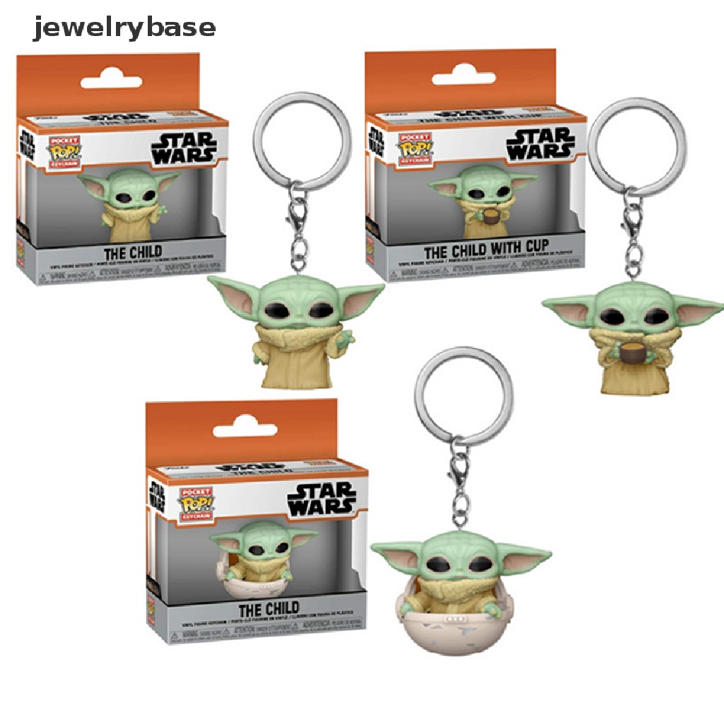 (jewelrybase) Gantungan Kunci Model Star Wars Mandalorian Yoda Baby Darth Vader Stormtrooper