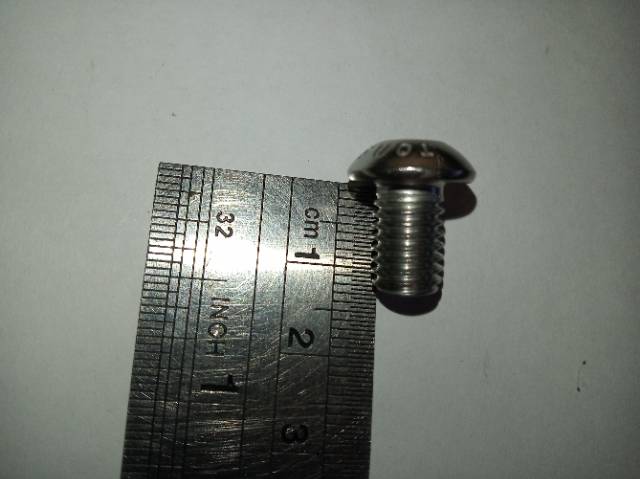 button L M8 X 12 (1.2cm) stainless 304