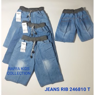  CELANA  PENDEK  JEANS RIB OSHKOSH  LIGHTBLUE ANAK 24681012 T 