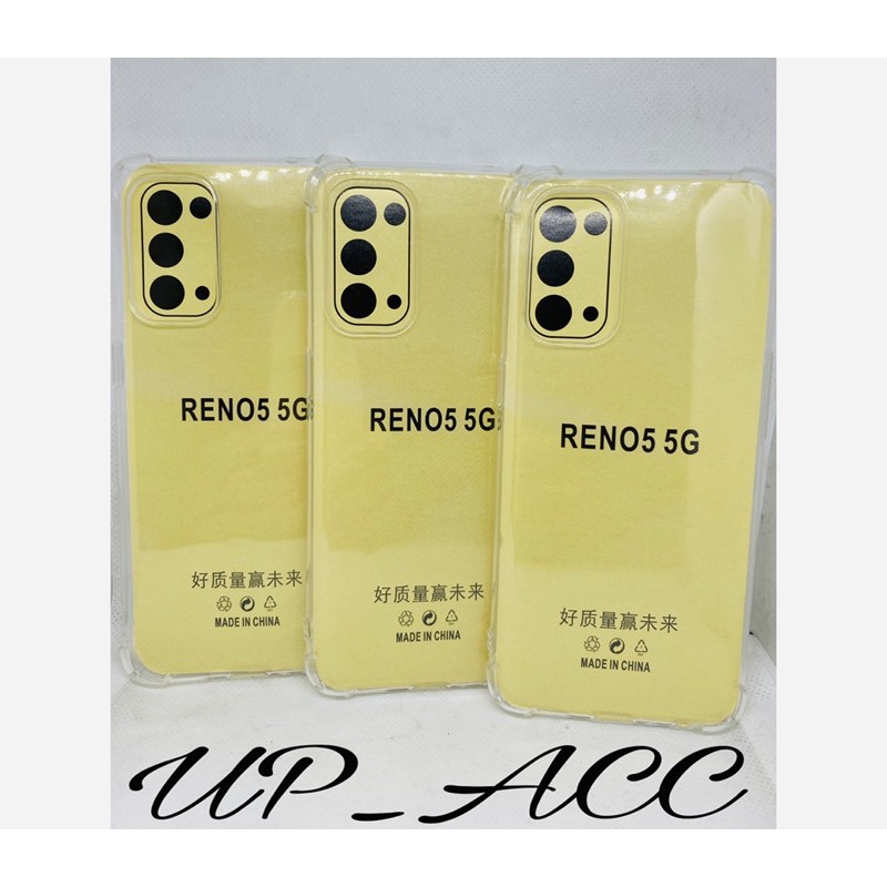 ANTI CRACK OPPO A57 2022 / RENO 5 / 5G Soft Case TPU Material / SOFTCASE ANTICRACK CASE Bening