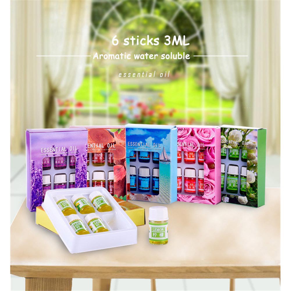 Paket Hemat (3ml x 6 PCS) Essential Oils Aromatherapy Diffusers