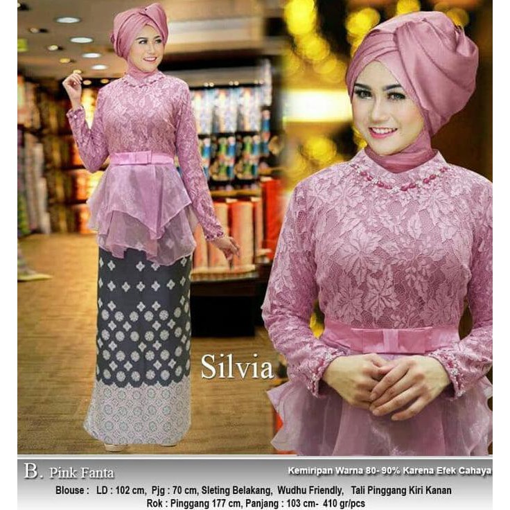 BAJU KEBAYA WISUDA CANTIK / KEBAYA MUSLIM SILVIA FANTA