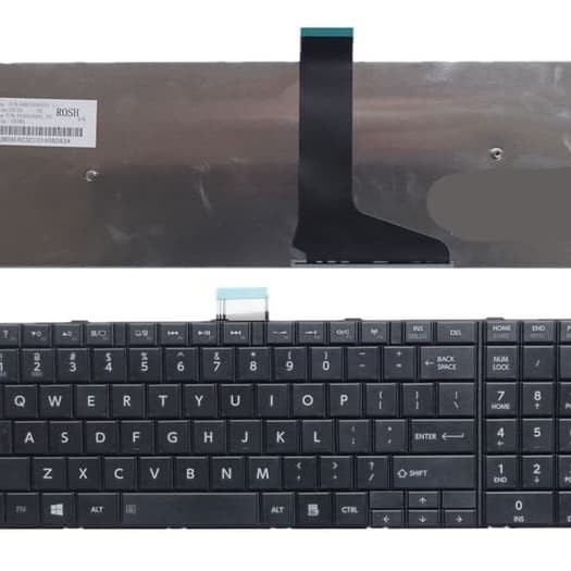 Keyboard Toshiba Satellite C55-B C55-B5200 C55-B5201 C55-B5202 - Black