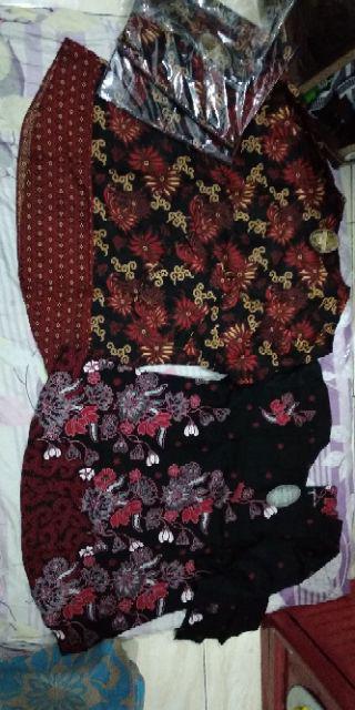 Blus=temukan Geser =》》atasan Batik Wanita Motif Seragam Batik Diamputri Lengan Lonceng