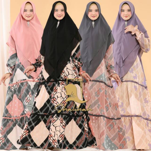 (READY) SET GAMIS KANAYA SYARI ORIGINAL BY SHALIHAH - GAMIS MONALISA PREMIUM ORIGINAL BY SHALIHAH