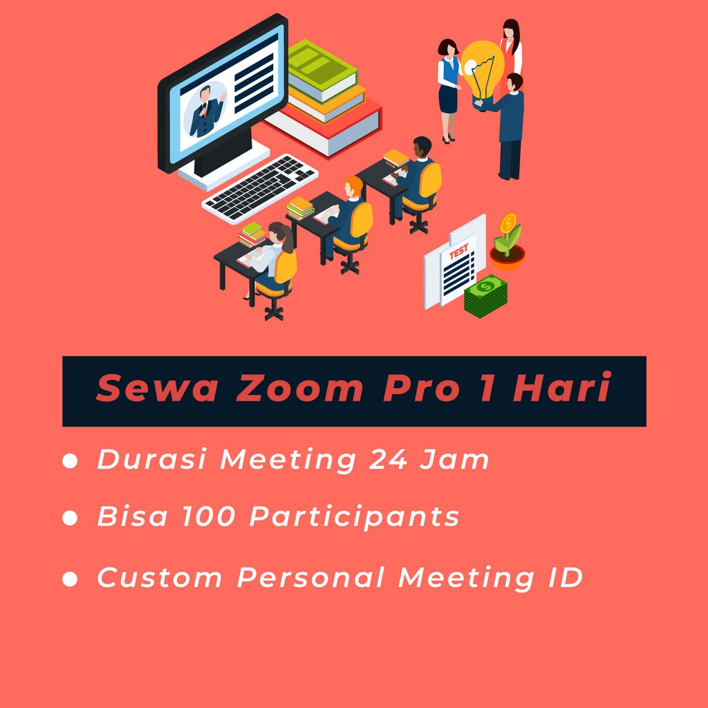 Sewa Zoom Meeting 100 Participants 1 Hari Indonesia