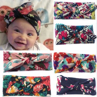 RSB Bandana Motif Bunga Headband Bando Topi Anak Bayi