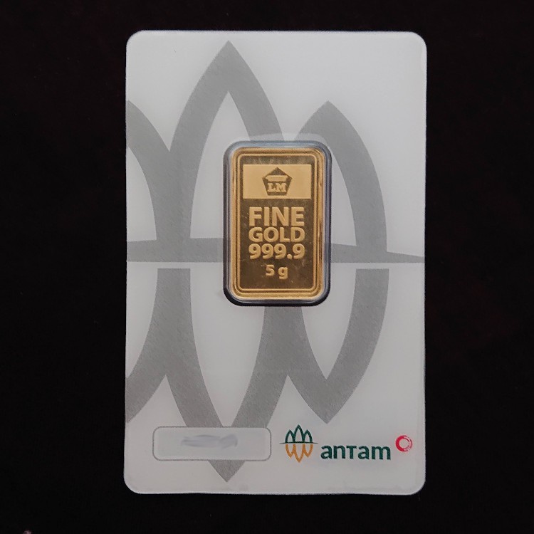 LM (Logam Mulia) Emas Antam 5 gr / 5 gram 2021