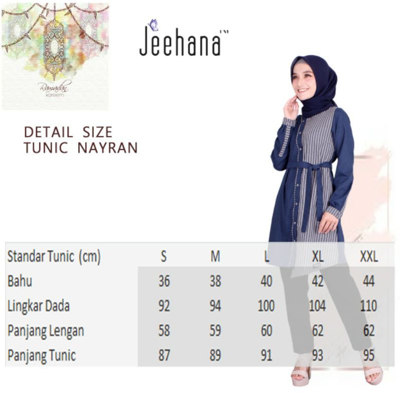 Tunik dewasa Nayran by JEEHANA