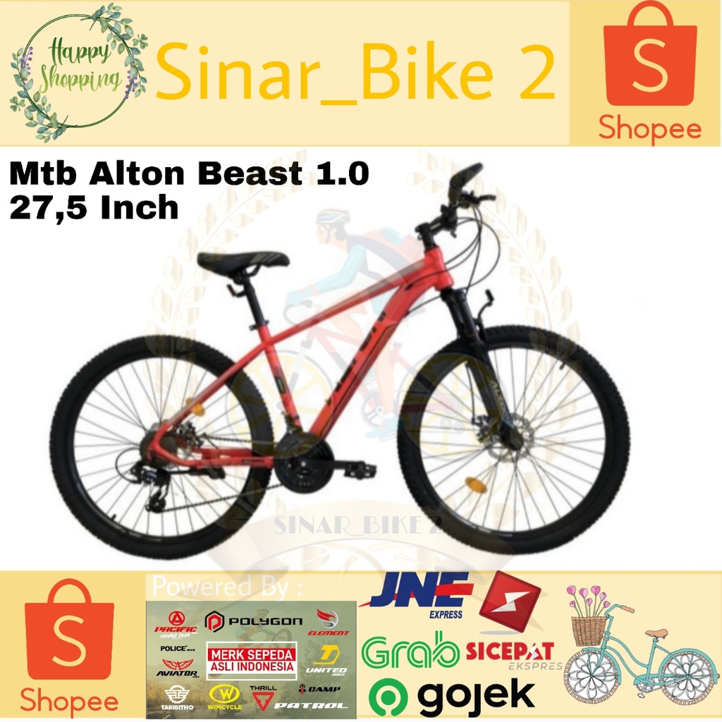 Sepeda Mtb Alton Beast 1.0 27,5Inch (Ekspedisi)