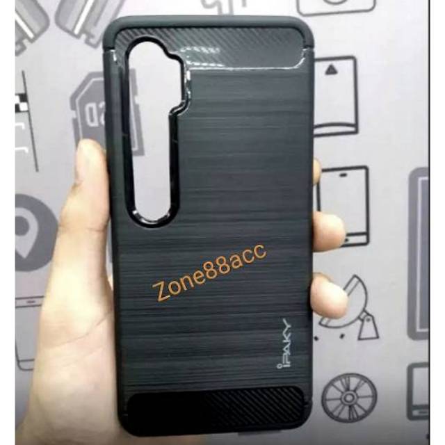 Silicon Case XIAOMI Mi Note 10 Mi Note 10Pro Mi CC9 Pro Softcase iPAKY Carbon Casing Cover TPU