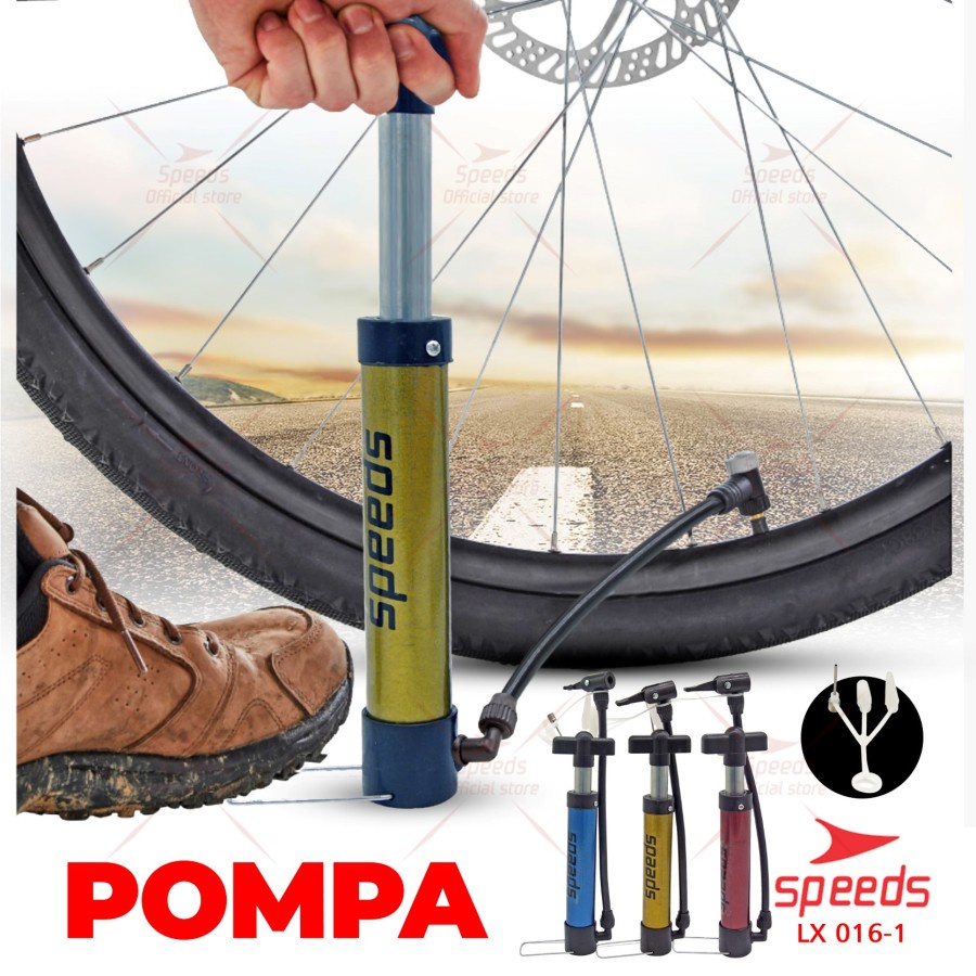 POMPA BOLA - POMPA TANGAN MANUAL SPEEDS -  SPEEDS LX 016-1 GROSIR MURAH