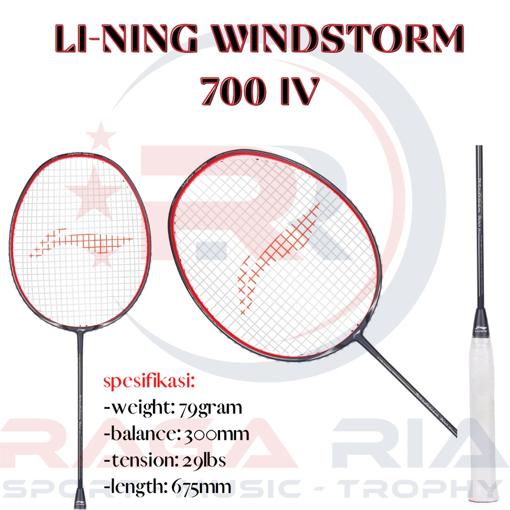 Raket Badminton LI-NING WINDSTORM  700 IV