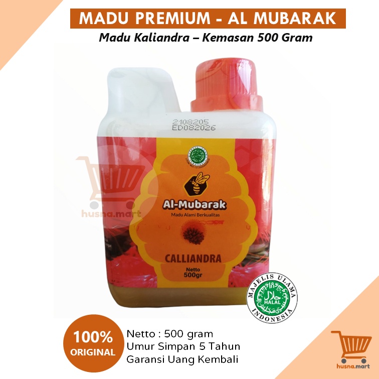 Madu Kaliandra Al Mubarak kemasan 500 gram Asli Murni