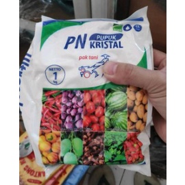 Pupuk PN Kristal 1KG Potassium Nitrat Original Kemasan Pabrik KN03 Putih TMT PERANGSANG BUAH