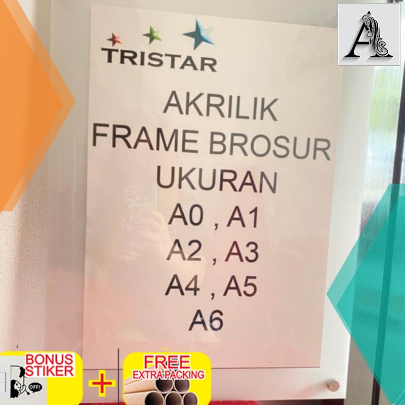

Grosir AKRILIK FRAME BROSUR PUTIH (UKURAN A6)(CEK DESKRIPSI !!) - 2MM4MM