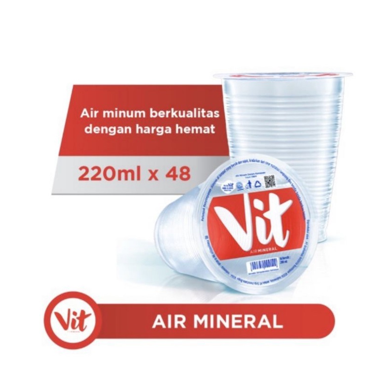 

Vit gelas air mineral 200ml 1dus 48 cup