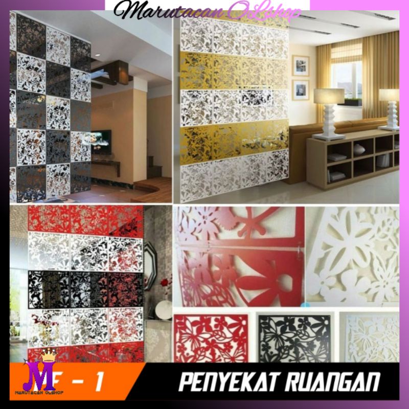 Pembatas Ruangan/Hiasan Dinding/Sekat Ruangan 3D Vintage
