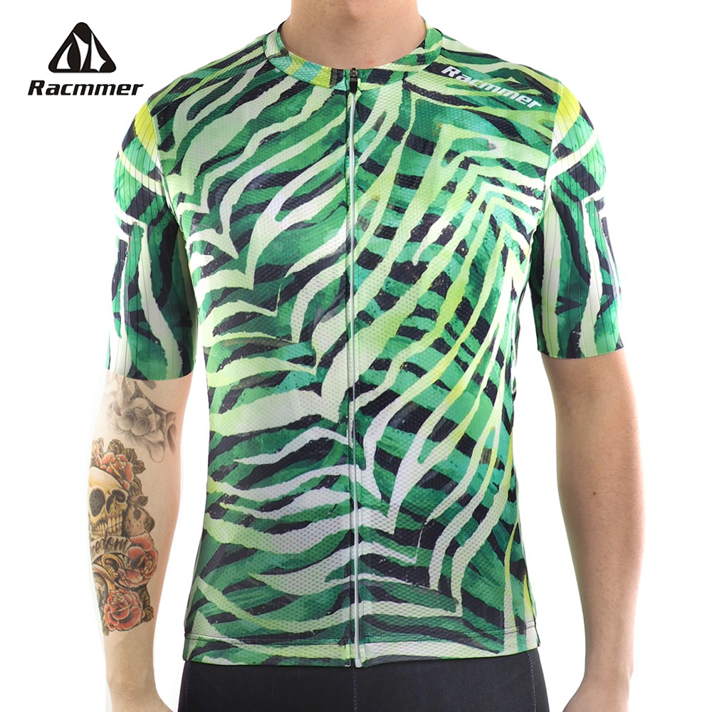 Jersey Pro Racmmer Loreng Hijau